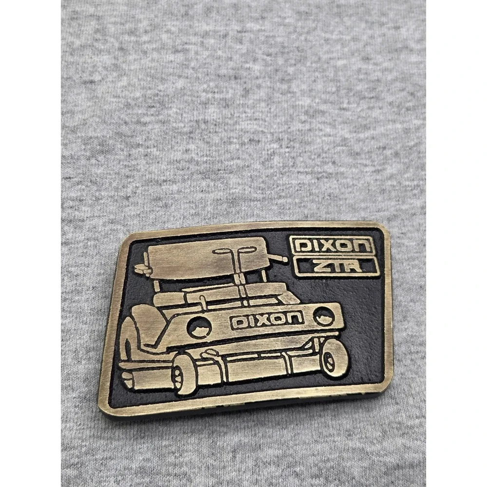 Vintage Rare Dixon Lawnmower Dynabuckle Solid Brass Belt Buckle Made in USA